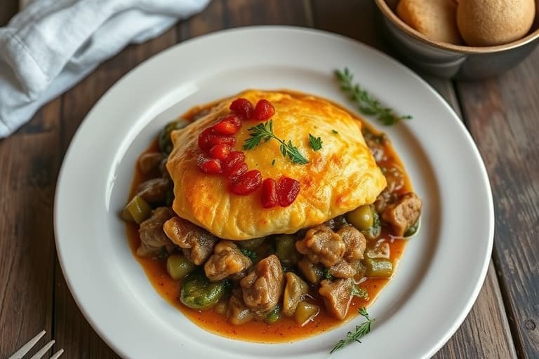 Vegetarisk Shepherd's Pie med kjøtterstatning