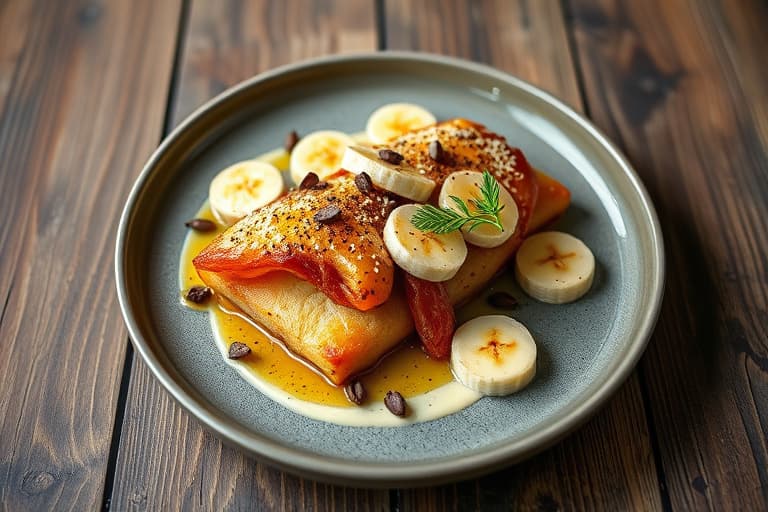 Banan-split pannekaker