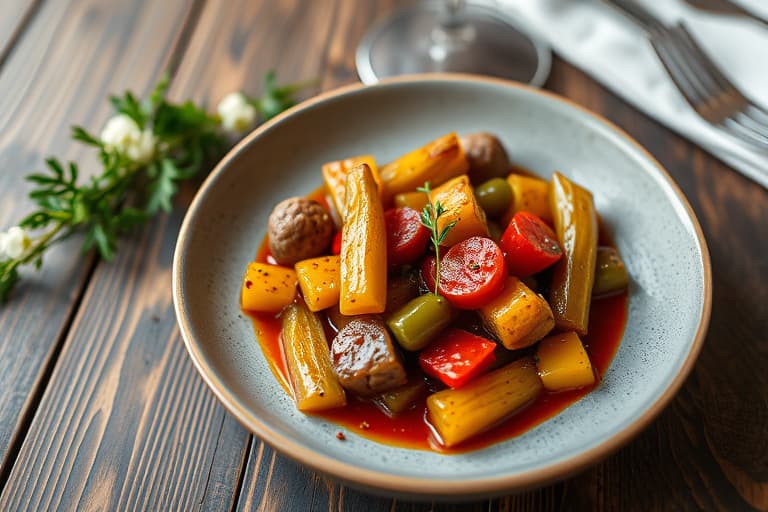 Rødfarge og kålpickles