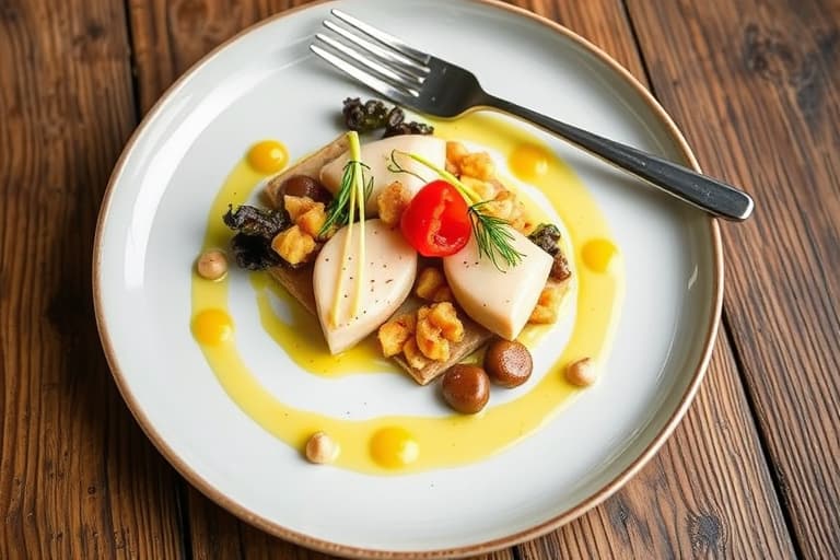 Smørblomstgresskar med epler og pekannøtter