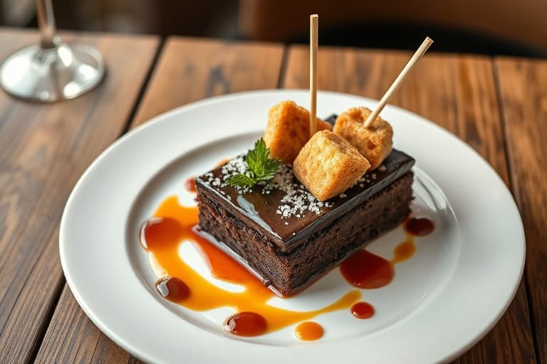 Sjokoladekake- og kjeks-pops