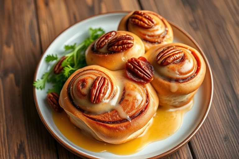 Lei's Maple Pecan Bacon Rolls
