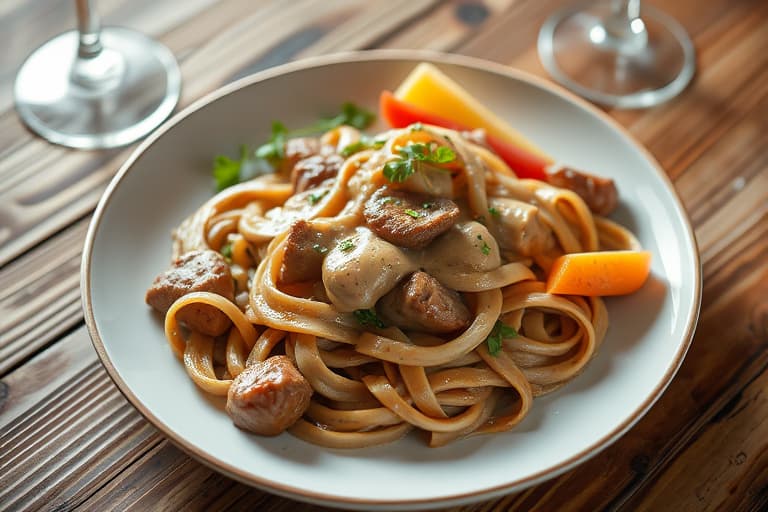 Bare det beste kjøttet Stroganoff