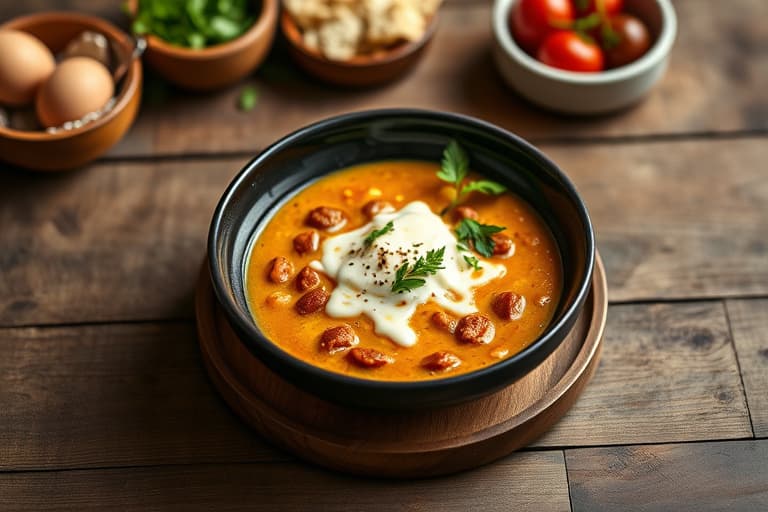 Hvit chili med kylling og mais