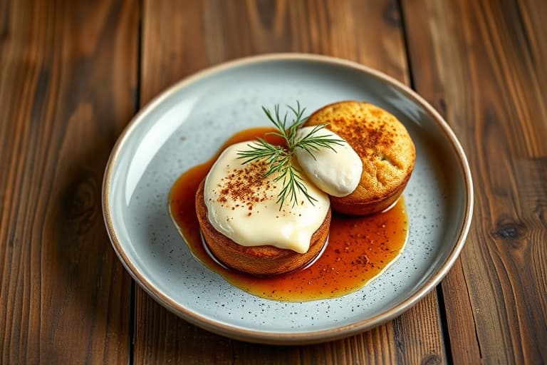 Granateple- og hvit sjokolademuffins