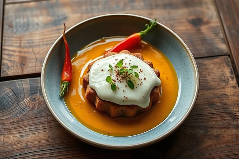 Rik søtpotetkake med ostekrem