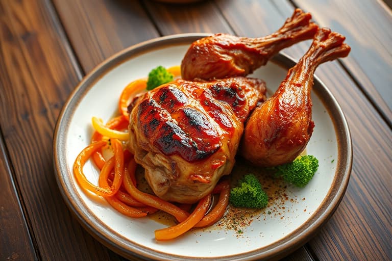 Lechon Manok (Filippinsk grillet kylling)