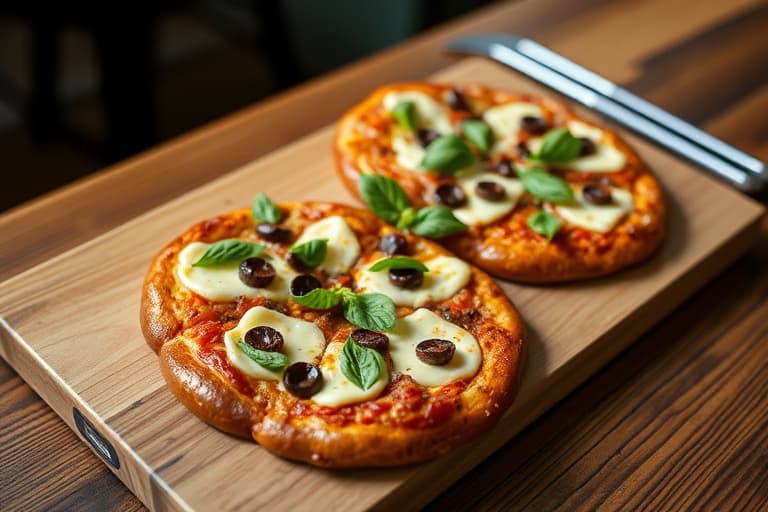 Fancy Pants Pretzel Pizzas