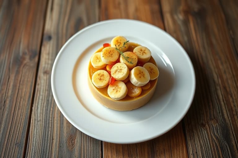 Jordbær-, banan- og ananasbiter