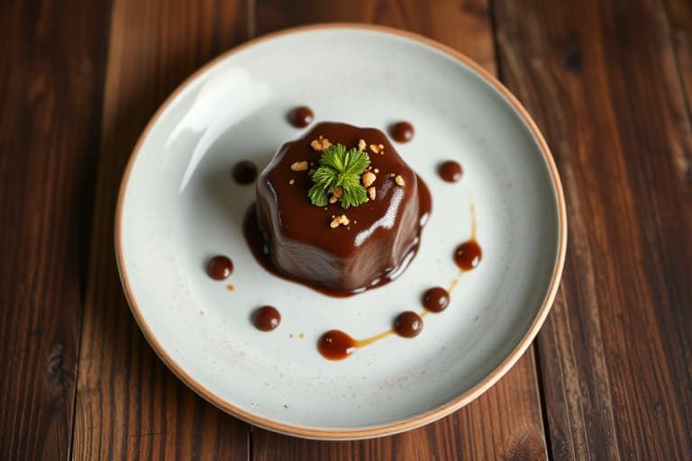 Dekadent vegansk sjokoladeis