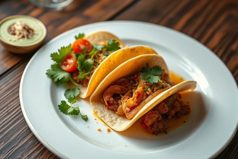 Fruktige pannekakestacos