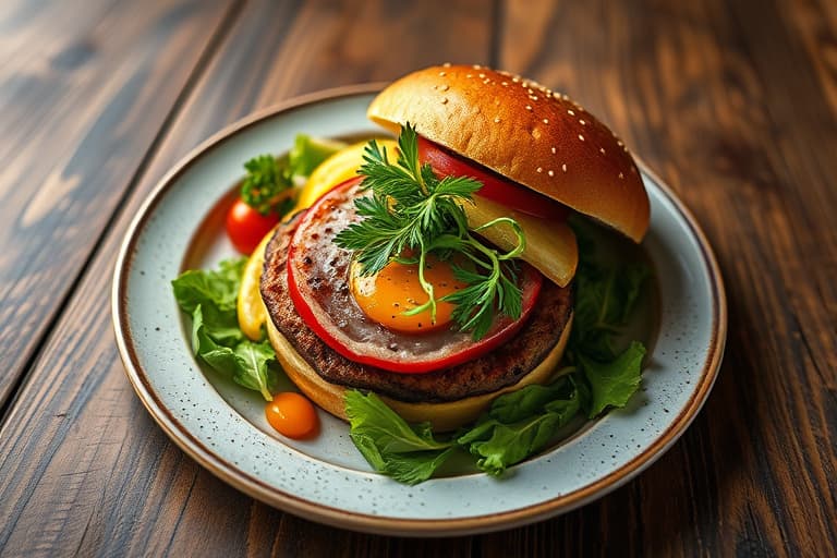 Krydrede Serrano-burgere