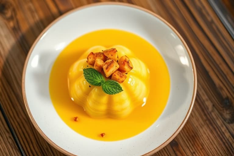Enkel mangopudding