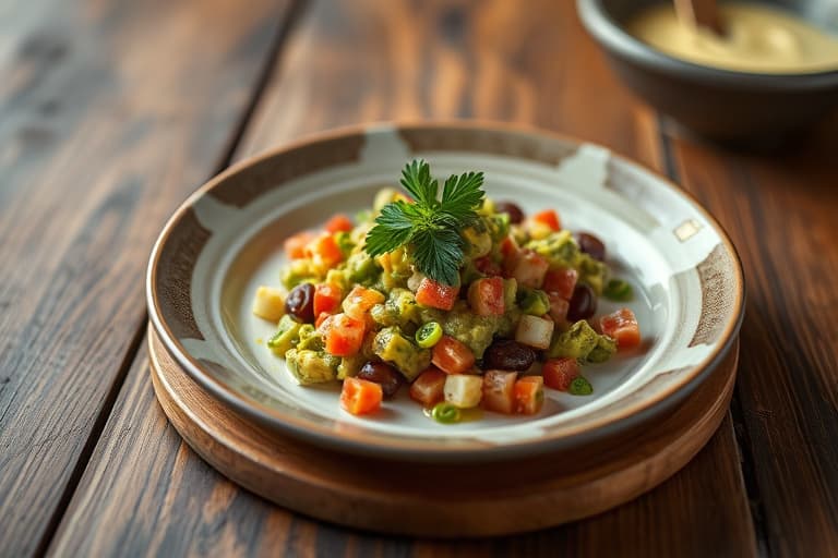 Krydret linseguacamole