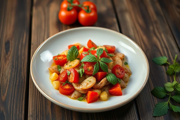 Chef Johns tomat- og jordsalat