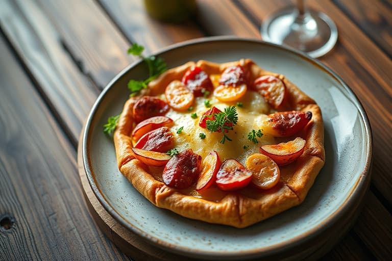 Vårens grønnsaks-galette