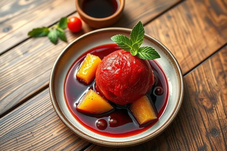 Sangria-sorbet