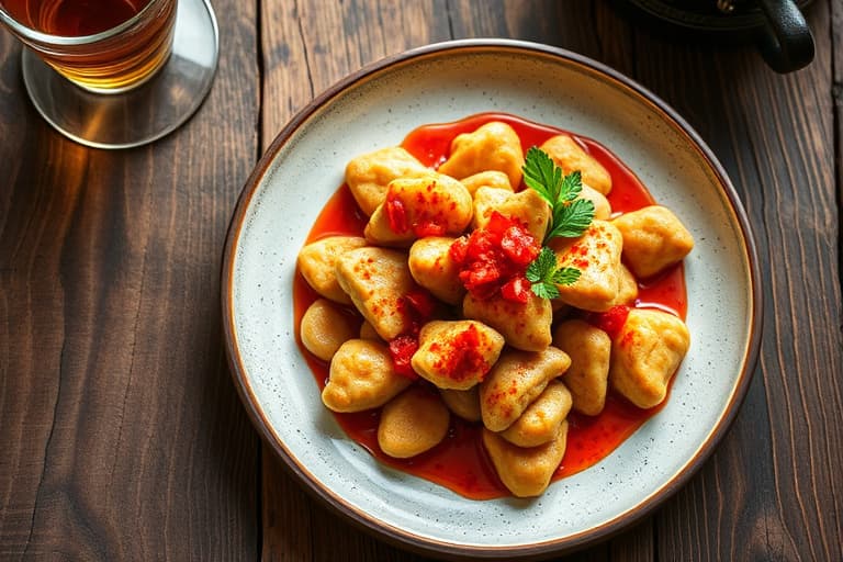 Kylling, grønnkål og bønnegryte med røkt paprika