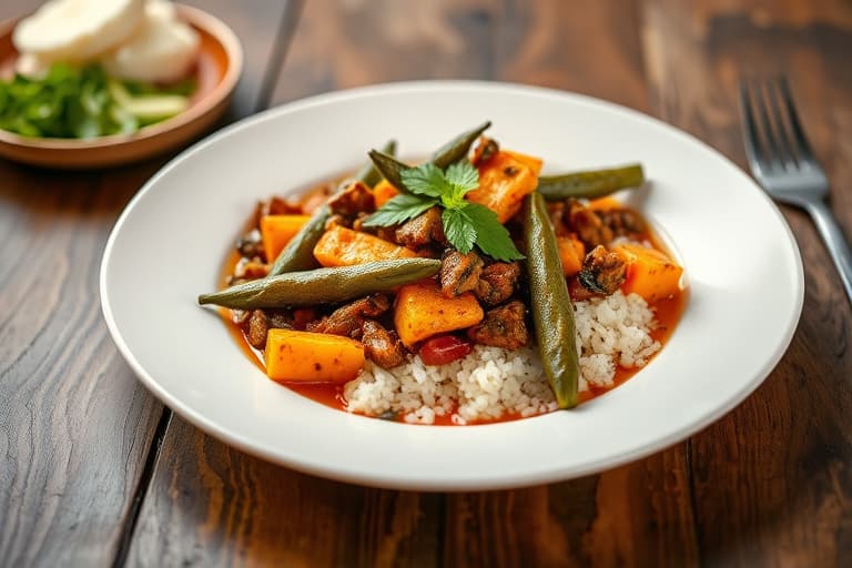 Bhindi Subzi (Okra Stekt)