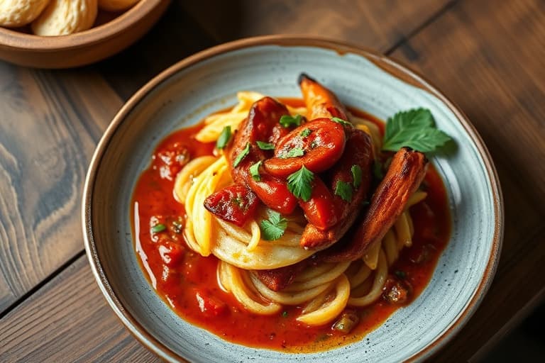 Deilig chili- og risrett