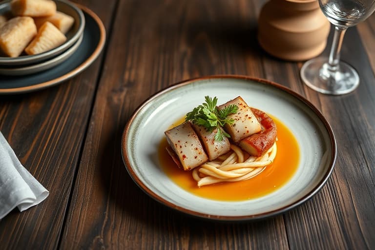 Langtidskokt rødbraisert svinekjake