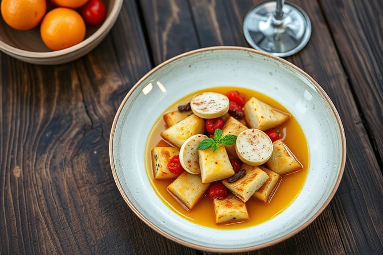 Stekte rødseifileter med sitronaspargespuré