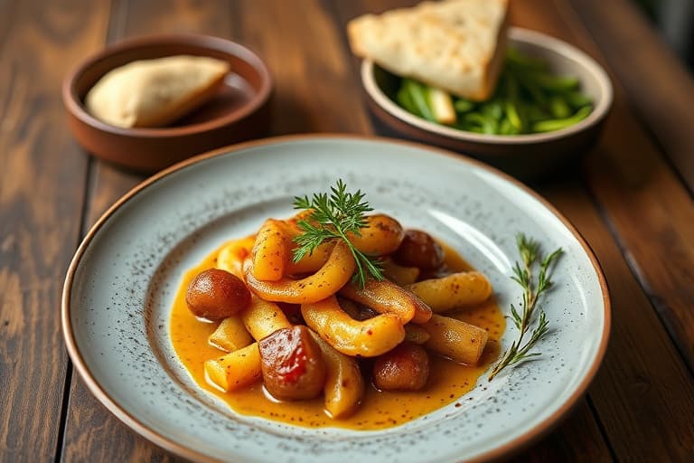 Grønnsaks- og kikertergryte