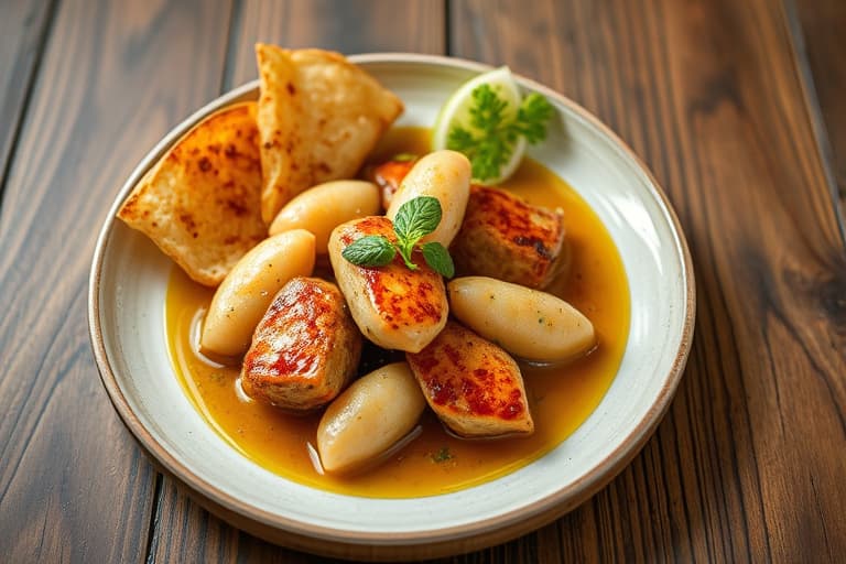 Eple- og sjalottløk-fyll