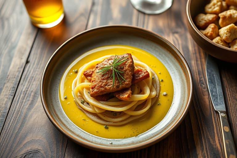 Havabbor med persillepuré