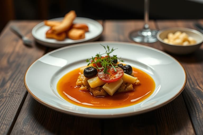 Dyp, mørk karamellsaus