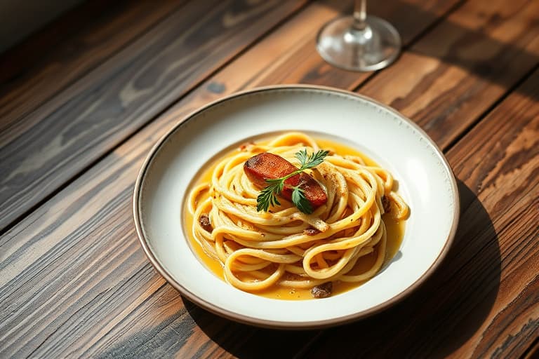 Fusilli med vill soppsaus