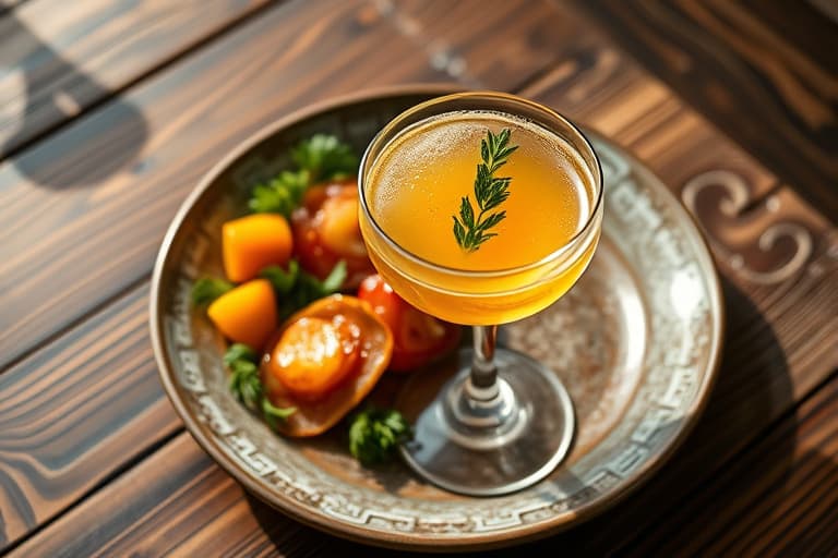 Ginger Champagne Cocktail