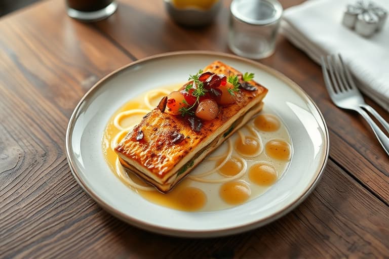 Krepper med gressløk og ingefær