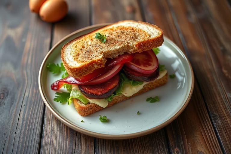 Karrésandwich med kylling