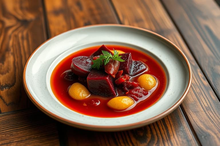 Beet Consommé