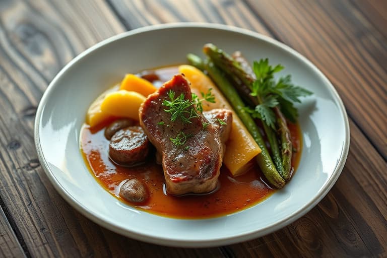 Ristet lammelår med Yukon Gold-poteter