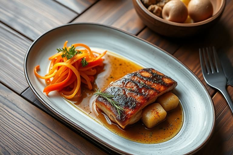 Kinesisk stil dampet fisk