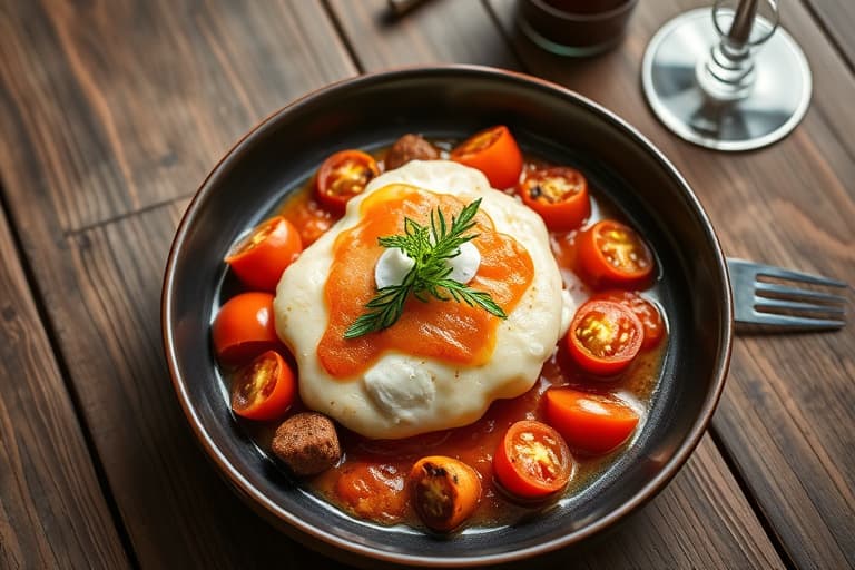 Tomat- og parmaskinke-grillet ost