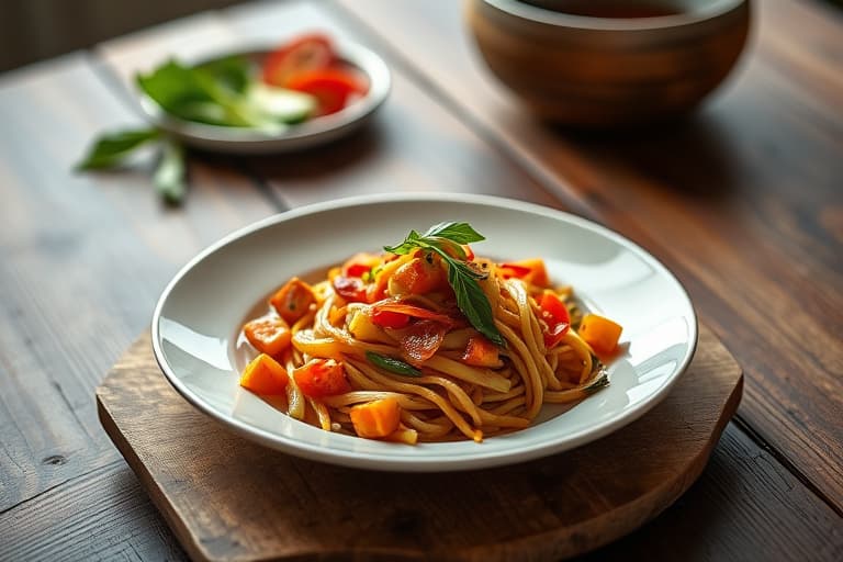 Thailandsk agurksalat med ristet peanøtter