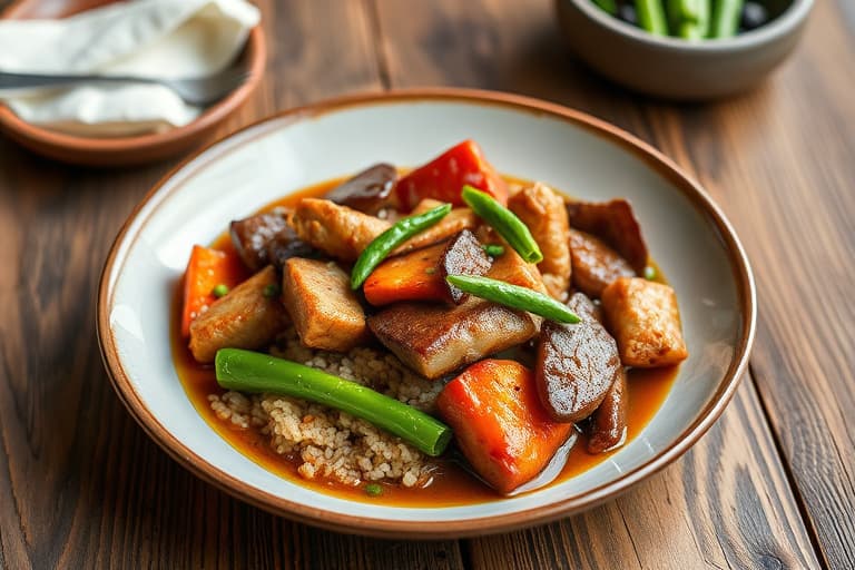 Mongolske stekte kjøttpaier (Huushuur)