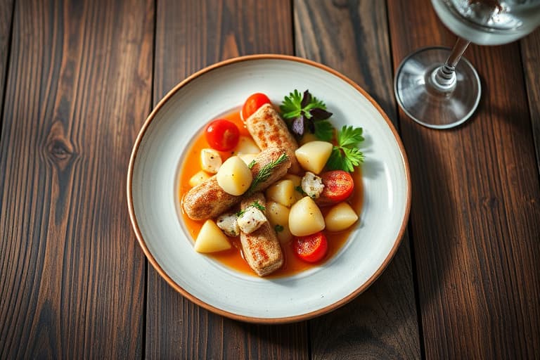 Sprø, brasede svinekammer