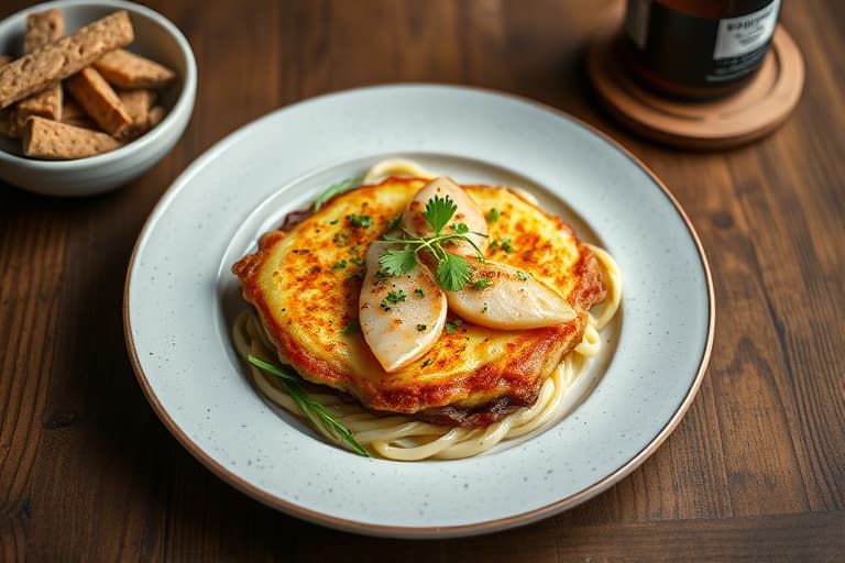 Ham- og sveitserostfrittata