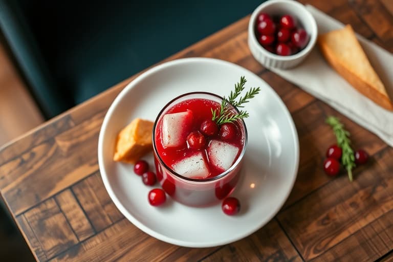 Hot Cranberry-Rum Toddy