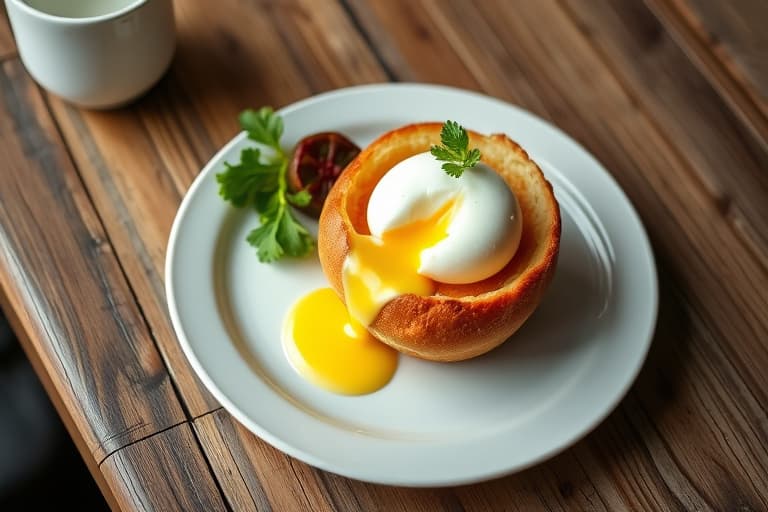 Poached Egg Brioche