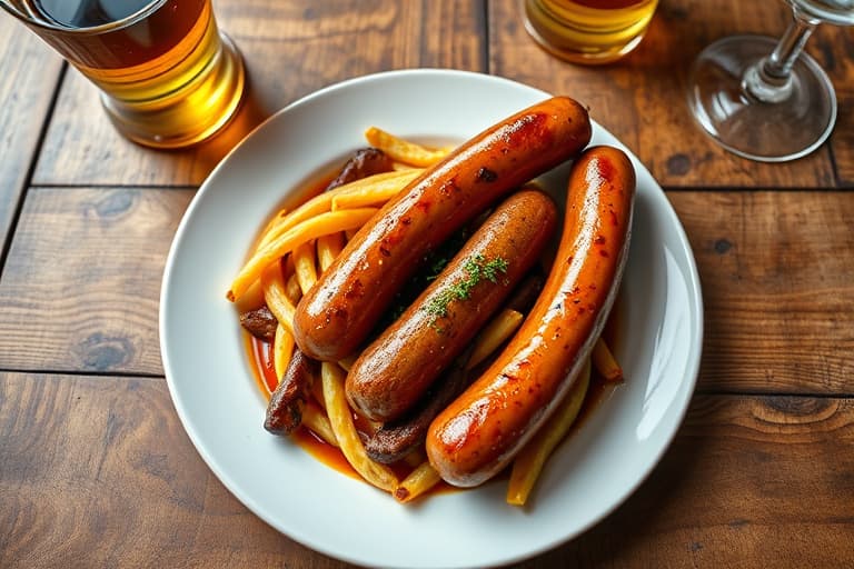 Bratwurst i øl
