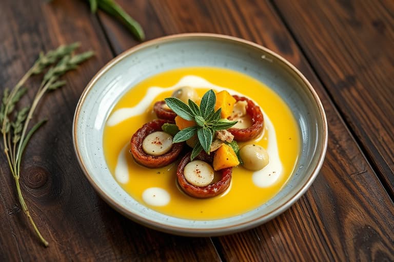 Sage- og pinjekernenyoghurtsaus