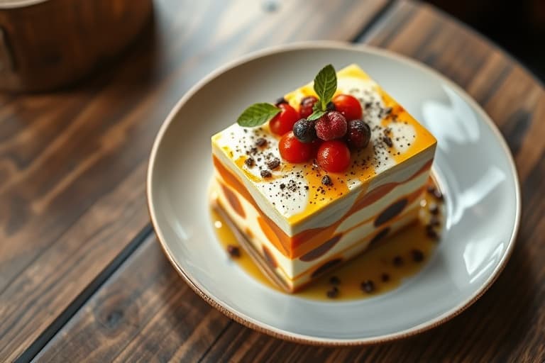 Peppermynteis-trifle