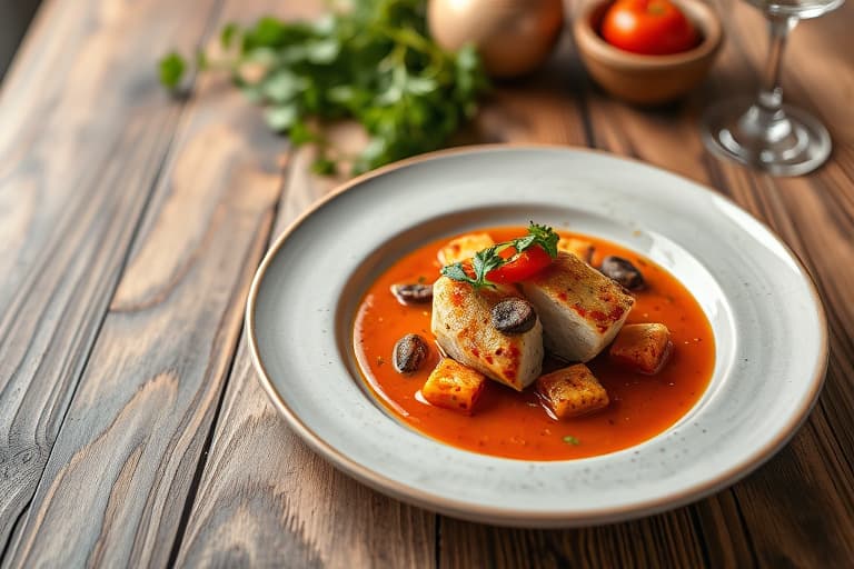 Røkelaks med pepperpotetgull