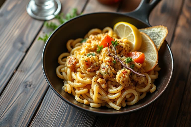 Skillet-kornbrød med gressløk