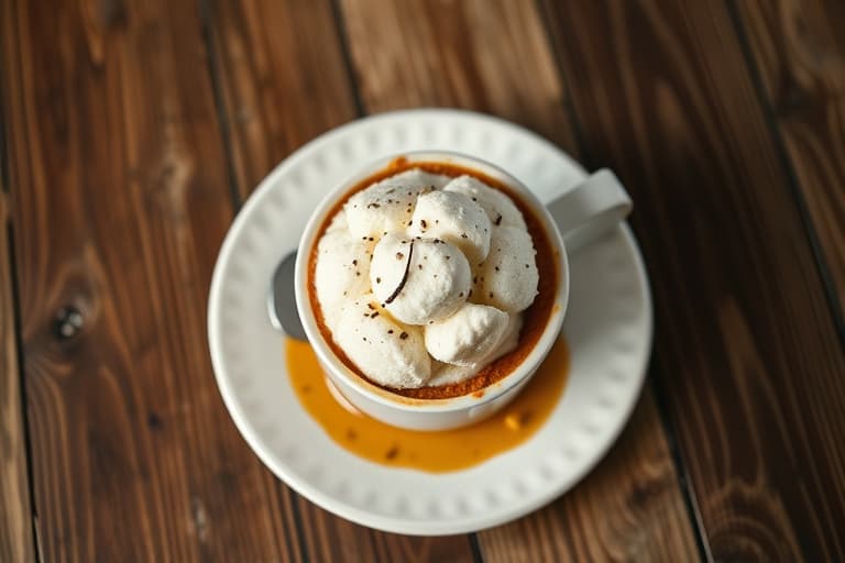 Sno-Ball Mug Cake